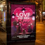 Download Love Dinner Card Printable Template 3