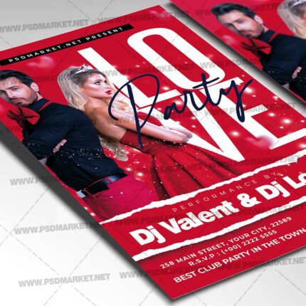 Download Love Event Night Card Printable Template 2