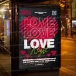 Download Love Party Card Printable Template 3