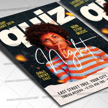 Download Quiz Event Card Printable Template 2