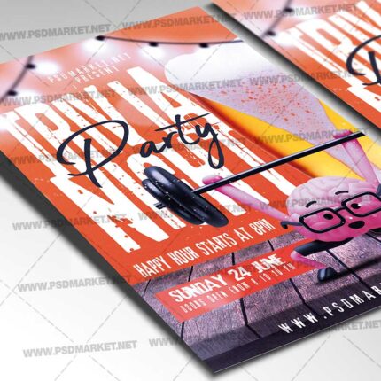 Download Trivia Night Card Printable Template 2