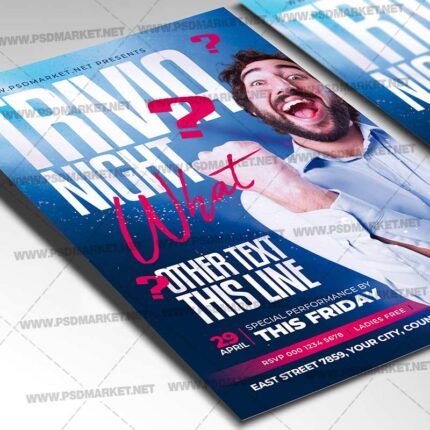 Download Trivia Party Card Printable Template 2