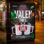 Download Valentines Coffee Card Printable Template 3