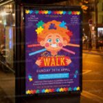 Download Autism Awareness Event Card Printable Template 3