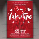 Download Be My Valentine Card Printable Template 1