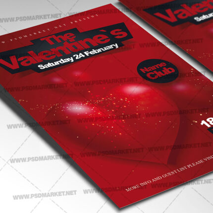 Download Clean Valentines Day Card Printable Template 2