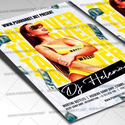 Download Dj Takeover Card Printable Template 2