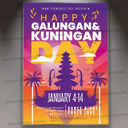 Download Galungan Day Card Printable Template 1