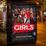 Download Girls Party Card Printable Template 3