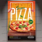 Download Hot Pizza Card Printable Template 1