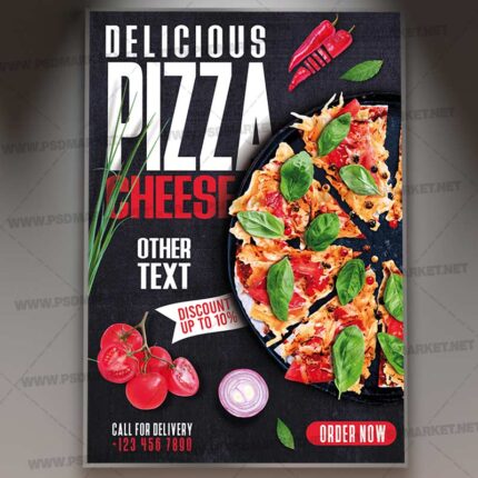 Download Pizza Time Card Printable Template 1