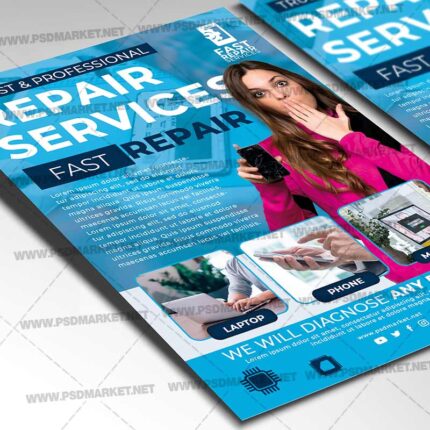 Download Repair Services Card Printable Template 2