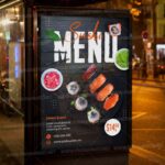Download Sushi Menu Event Card Printable Template 3