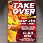 Download Takeover Weekend Card Printable Template 1