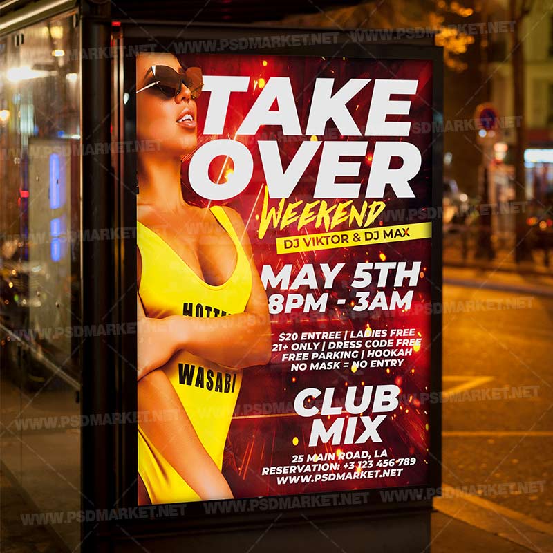 takeover_weekend_card_printable_template_3.jpg Download Takeover Weekend Card Printable Template 3