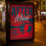 Download After Work Party Card Printable Template 3