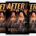 After Work Time PSD Template