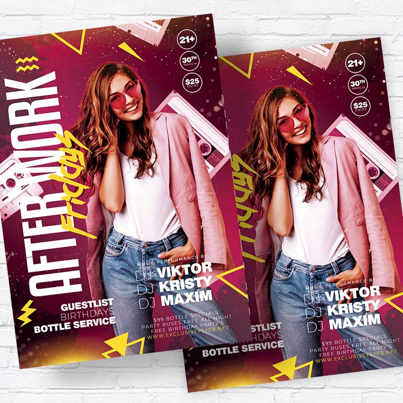 afterwork_fridays-flyer-template-2.jpg Afterwork Fridays PSD Template - Image 2