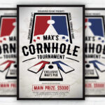 Annual Cornhole PSD Template