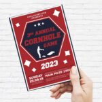 Annual Cornhole Game PSD Template - Image 3