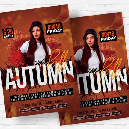Autumn Fall - Flyer PSD Template | ExclusiveFlyer