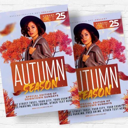 Autumn Season - Flyer PSD Template | ExclusiveFlyer