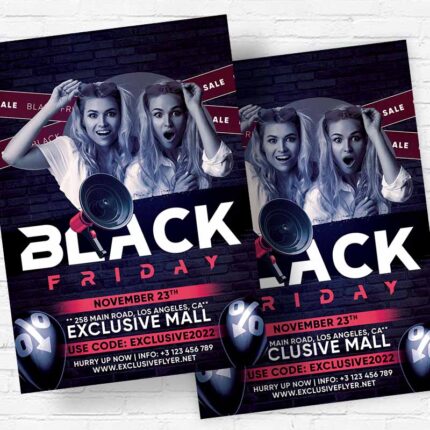 Black Friday - Flyer PSD Template | ExclusiveFlyer