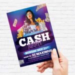 Cash Night - Flyer PSD Template | ExclusiveFlyer