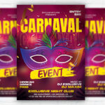 Carnaval Event PSD Template