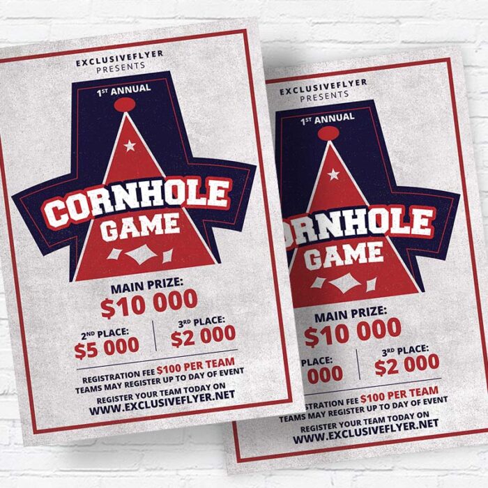 Cornhole Game PSD Template - Image 2