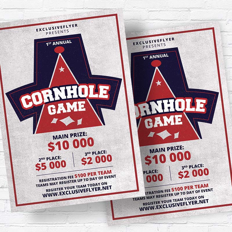 cornhole_game-flyer-template-2.jpg Cornhole Game PSD Template - Image 2