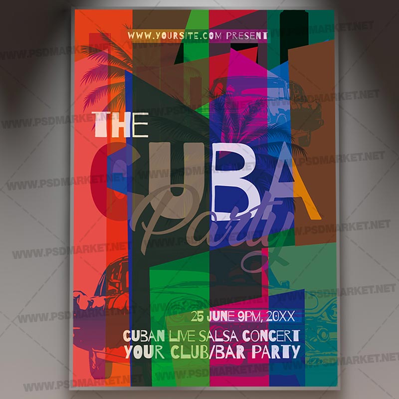 cuba_party_card_printable_template_1.jpg Download Cuba Party Card Printable Template 1