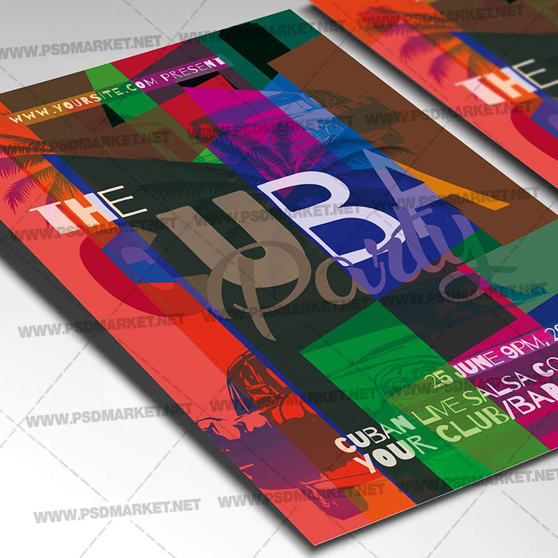 cuba_party_card_printable_template_2.jpg Download Cuba Party Card Printable Template 2