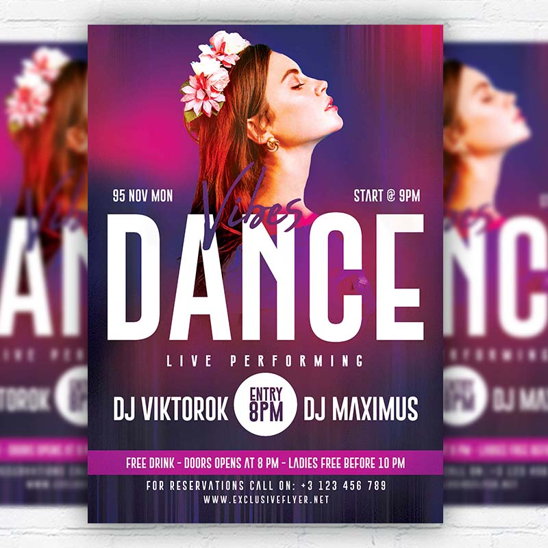 dance_vibes-premium-flyer-template-1.jpg Dance Vibes PSD Template - Image 1
