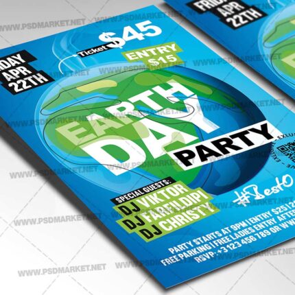 Download Earth Day Card Printable Template 2