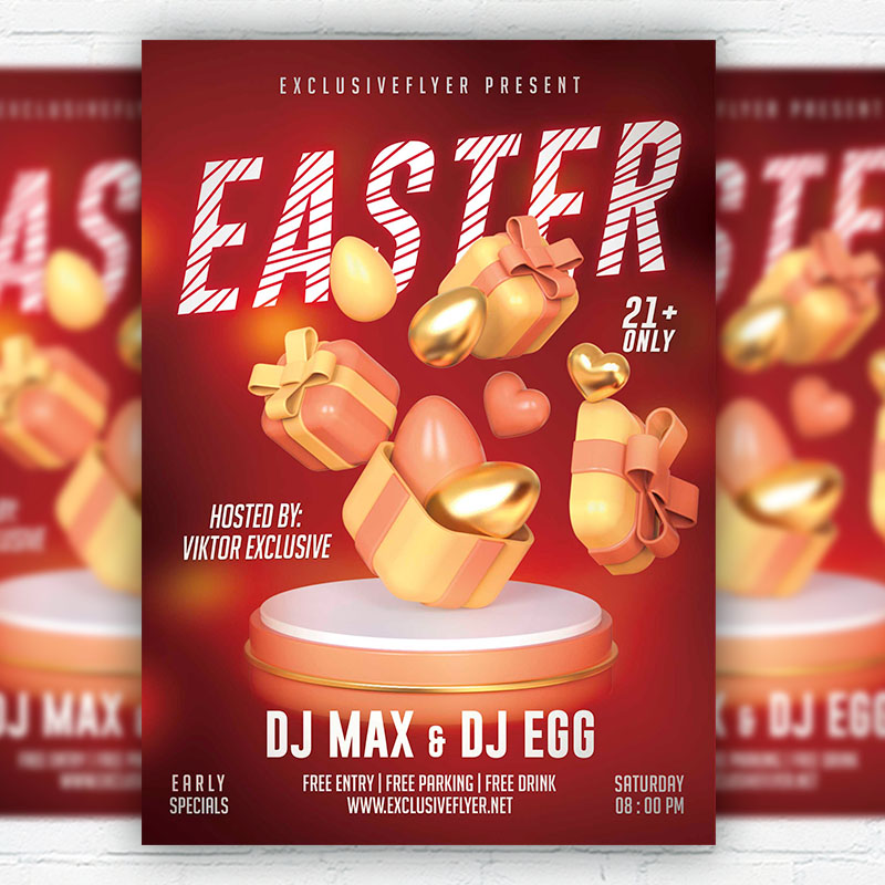 easter_affair-premium-flyer-template-1.jpg Easter Affair PSD Template - Image 1
