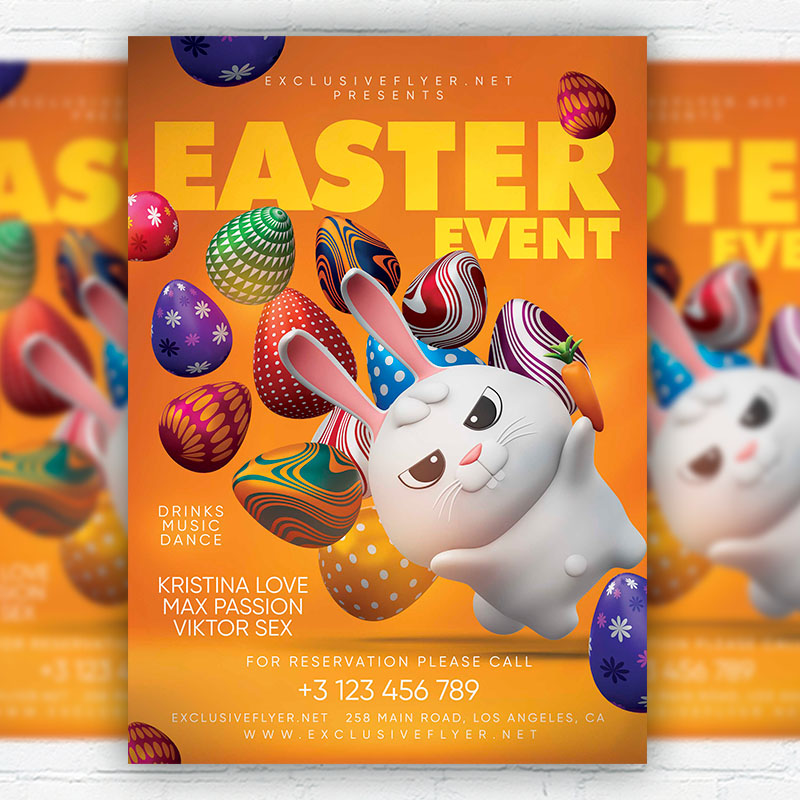 easter_event-flyer-template-1.jpg Easter Event PSD Template - Image 1