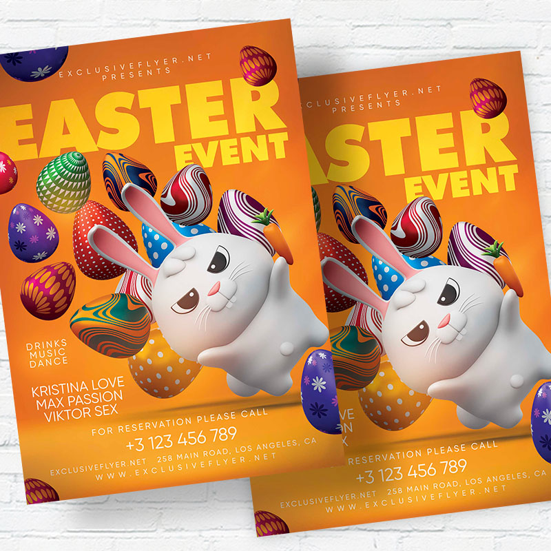 easter_event-flyer-template-2.jpg Easter Event PSD Template - Image 2