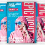 Epic Night PSD Template