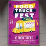 Download Food Truck Festival Card Printable Template 1