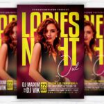 Girls Night Out PSD Template