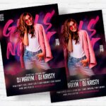 Girls Night Party PSD Template - Image 2