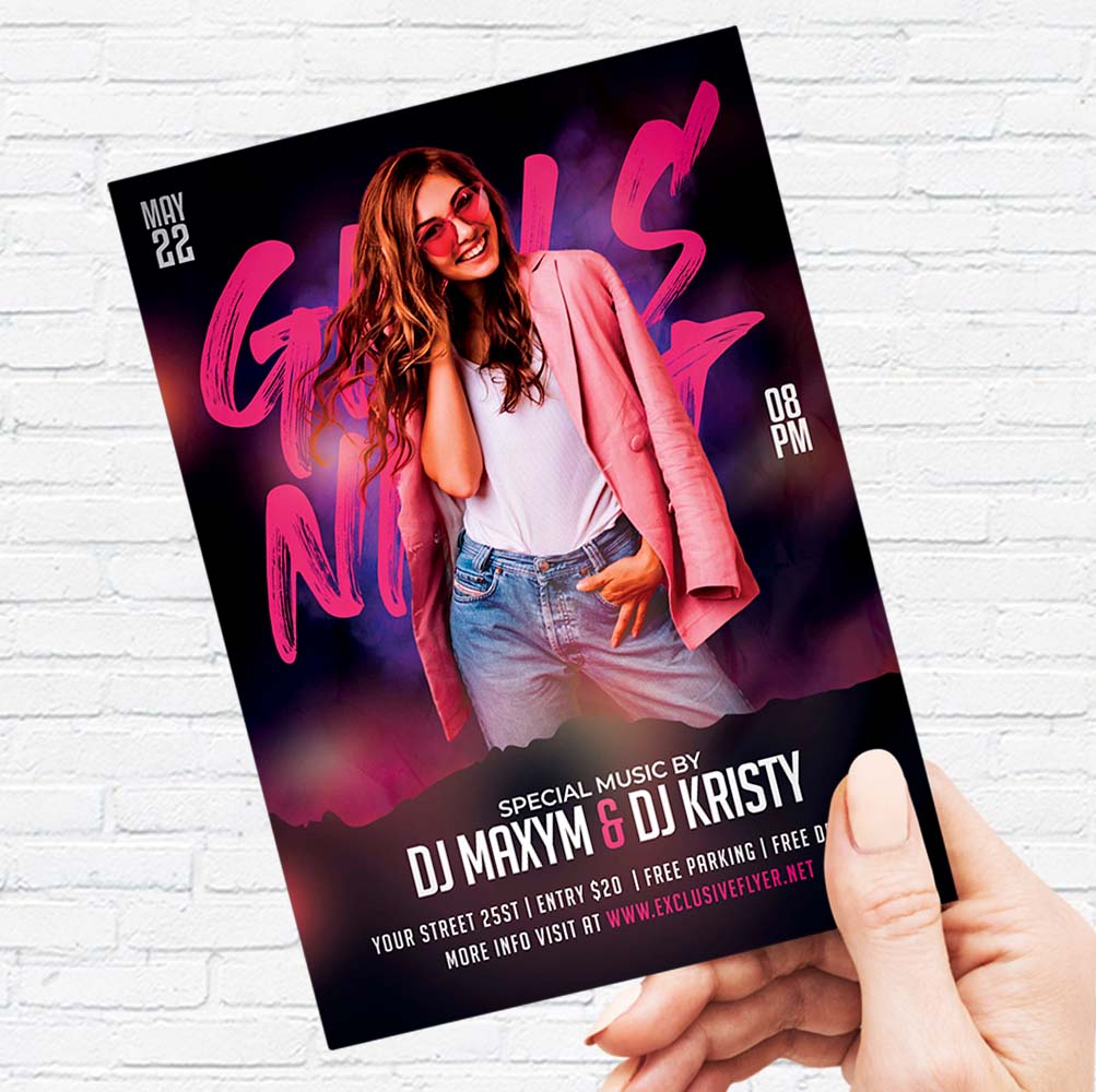 girls_night_party-flyer-template-3.jpg Girls Night Party PSD Template - Image 3