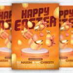 Happy Easter PSD Template