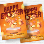 Happy Easter PSD Template - Image 2