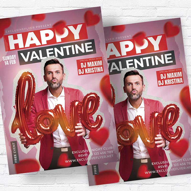 happy_valentine-premium-flyer-template-2.jpg Happy Valentine PSD Template - Image 2