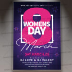 Happy Womens Day Card Printable Template