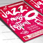 Download Jazz Music Festival Card Printable Template 2