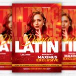 Latin Dance - Flyer PSD Template | ExclusiveFlyer