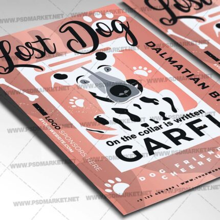 Download Lost Dog Card Printable Template 2
